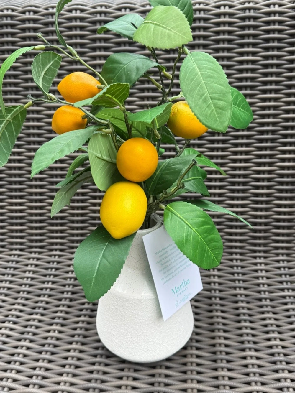 Martha Stewart Artificial Lemon Tree - NWT